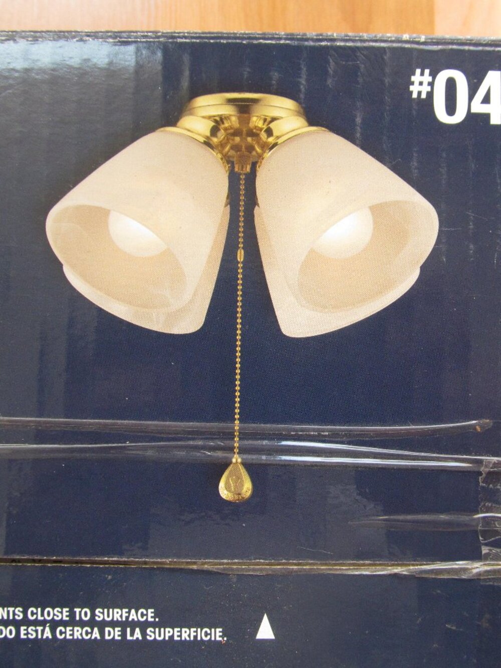 Harbor Breeze ceiling fan light kit- NEW